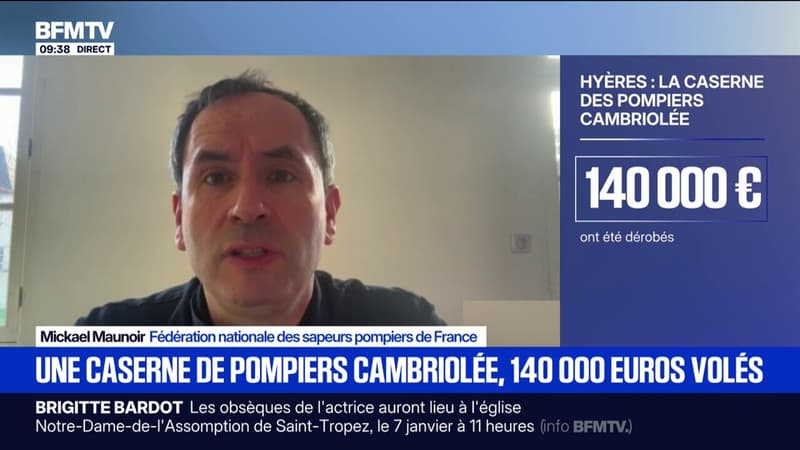 "Un acte intolérable": la fédération nationale des pompiers de France, condamne le cambriolage de la caserne de pompiers dans le Var