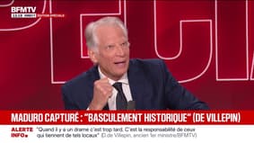 Capture de Nicolás Maduro: "C'est un basculement historique", estime Dominique de Villepin, ancien Premier ministre