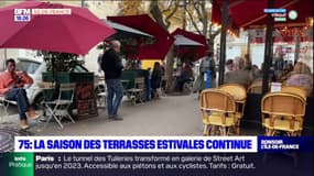 Chaleur en octobre: les terrasses estivales continuent d'attirer les Parisiens