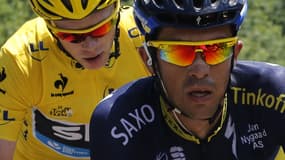 Alberto Contador et Christopher Froome