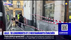 Dix logements et deux restaurants évacués près de la gare Lille-Flandres