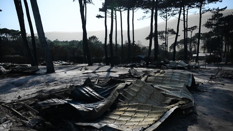 Campings détruits en Gironde: le gouvernement promet des aides