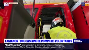 Bouches-du-Rhône: une caserne de pompiers volontaires à Lamanon