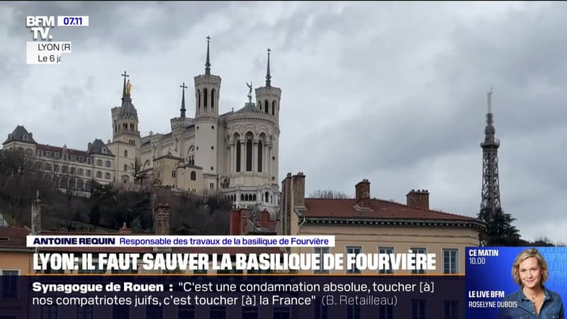 Lyon: un appel aux dons lancé pour sauver la basilique de Fourvière