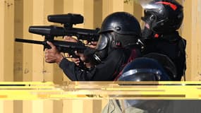 Paintball utilisé par la police au Pakistan