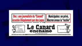 La une du Canard Enchaîné le 1er juillet 2020