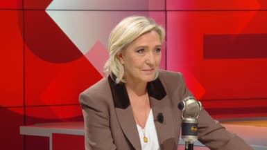 Marine Le Pen sur BFMTV-RMC le 6 mai 2024.