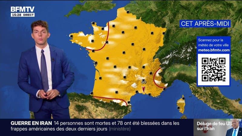La météo pour ce vendredi 10 juillet 2026
