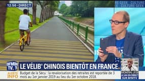 Le vélib' chinois géolocalisable bientôt en France