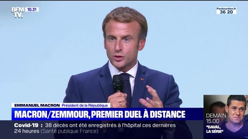 Africanite le duel a distance entre Emmanuel Macron et Eric Zemmour 1143747
