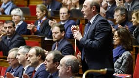 Laurent Marcangeli, président du groupe Horizons à l'Assemblée nationale (Paris), le 13 février 2023.