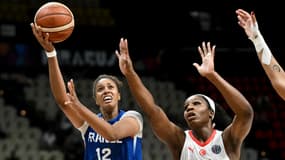 Iliana Rupert face à la Turquie lors de l'Euro de basket, le 18 juin 2025.