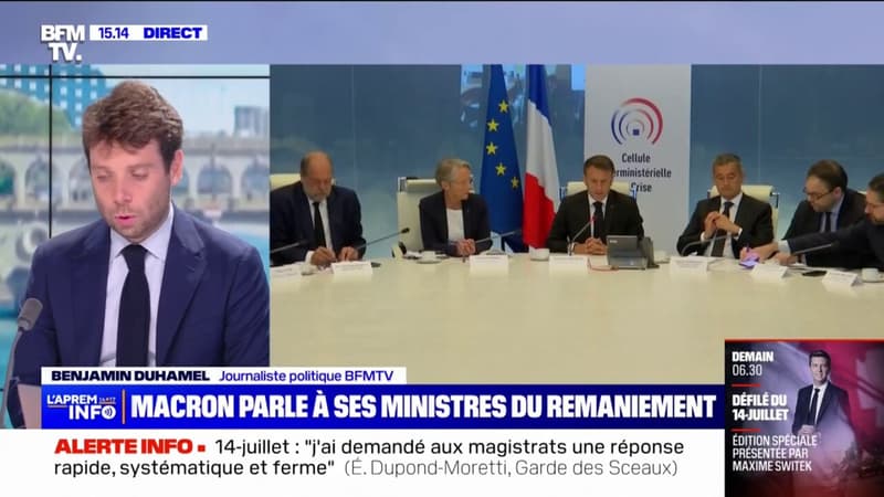 Emmanuel Macron a évoqué le sujet du remaniement lors du Conseil des ministres