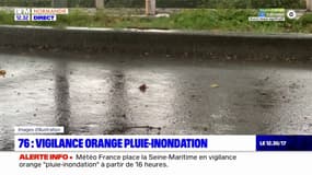 Seine-Maritime: le département placé en vigilance orange pluie-inondation