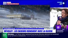 Dévoluy: face au réchauffement climatique, la maire appelle à "préparer l'avenir de la station" de ski