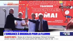 JO 2024: la flamme olympique a fini sa traversée de Brignoles