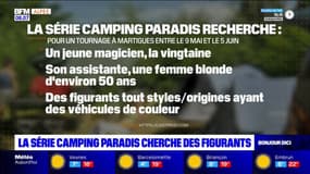 La série Camping Paradis recherche des figurants dans la région