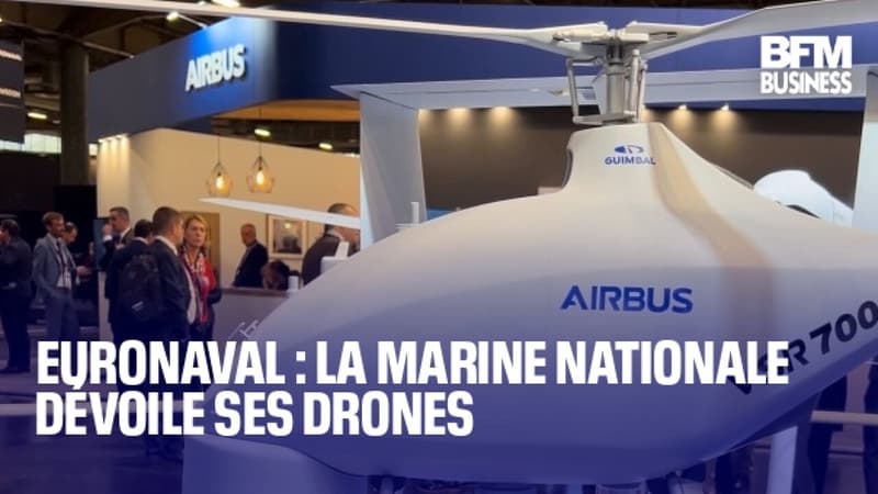 Euronaval : la Marine nationale dévoile ses drones