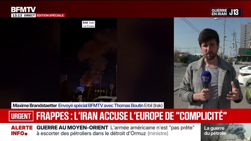 Guerre au Moyen-Orient: une base italienne attaquée à Erbil (Irak)