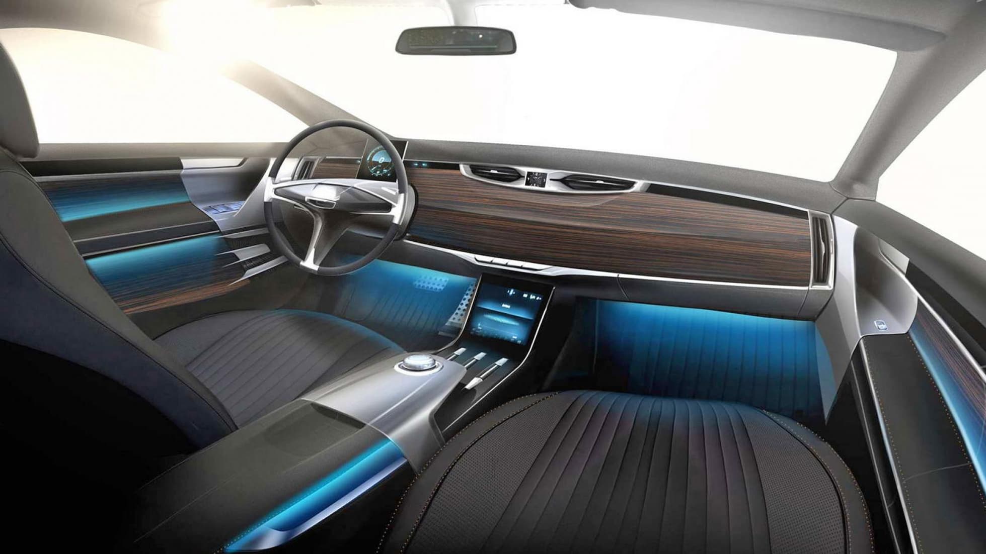 L'intérieur est une bonne surprise avec des bois nobles et un volant "à l'ancienne". L'intérieur est une bonne surprise avec des bois nobles et un volant "à l'ancienne".