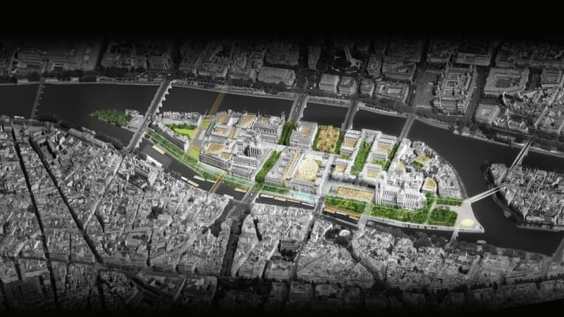Le projet prévoit de transformer le coeur de Paris d'une "île de pierre" en "île de verre"