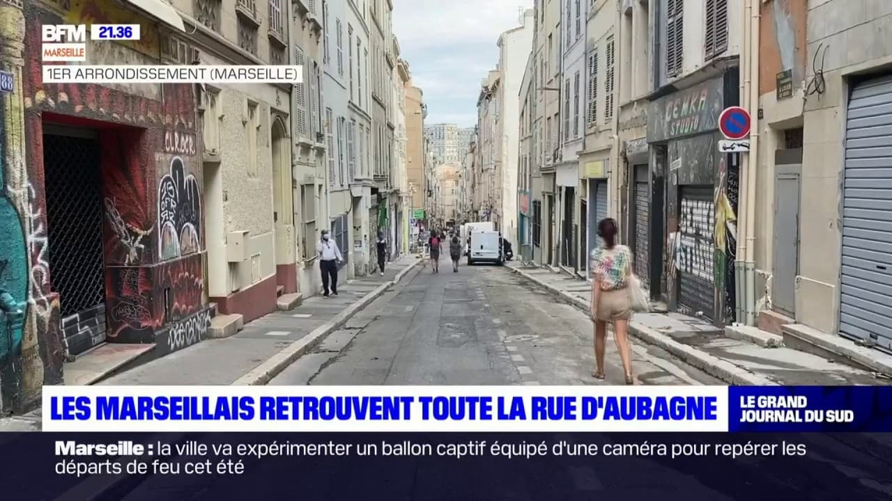 Marseille La Rue D Aubagne Rouvre Entierement Aux Pietons
