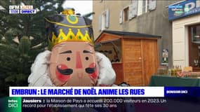 Embrun: le marché de Noël anime les rues