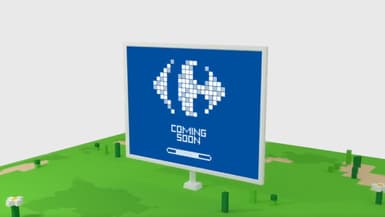 La parcelle de Carrefour dans The Sandbox.