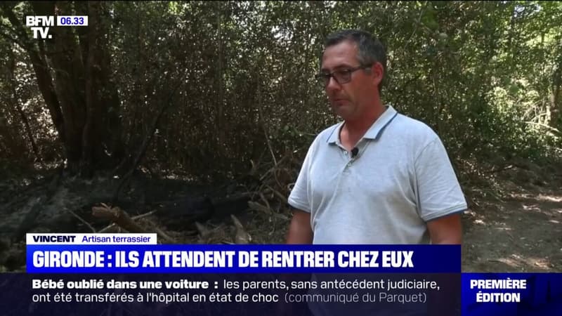 Incendies en Gironde: ces habitants évacués qui attendent de rentrer chez eux
