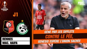 Rennes : gêné par les sifflets contre Le Fée, Genesio espère l'union sacrée contre Haïfa