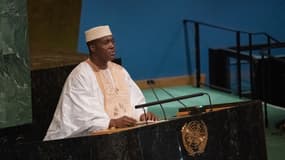 Le Premier ministre par intérim du Mali Abdoulaye Maïga le 24 septembre 2022