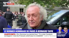 Didier Barbelivien sur l'hommage à Bernard Tapie à Paris: c'était une cérémonie "très belle et très émouvante"