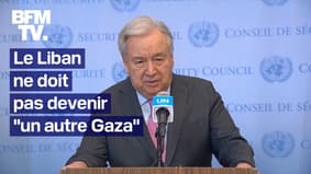 "Le Liban ne doit pas devenir un autre Gaza": le chef de l'ONU, Antonio Guterres, alerte sur la situation à la frontière israélo-libanaise