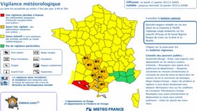 Les Pyrénées-Atlantiques et les Hautes =-Pyrénées ont été placées en vigilance rouge. 10 autres départements sont toujours en vigilance orange.