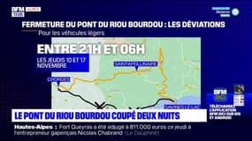 Le pont du Riou-Bourdou sera fermé les nuits du 10 et 17 novembre