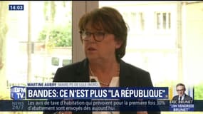 Martine Aubry sur les quartiers: "On n'est plus dans une République. Et j'en ai parlé à Gérard Collomb"