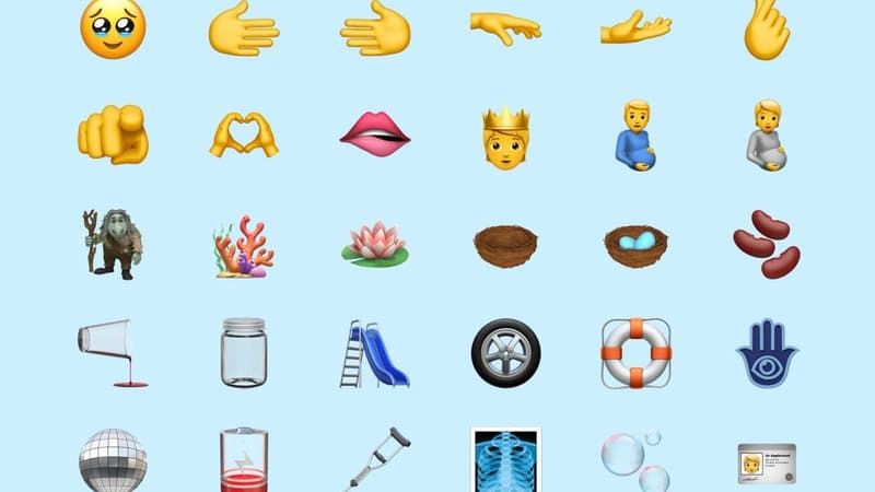 Les 37 nouveaux emojis d'Apple.