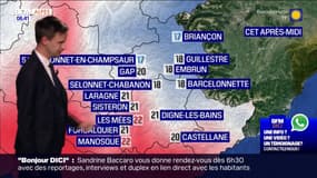 Météo Alpes du Sud: du soleil ce mercredi avec quelques averses, il fera 20°C à Gap