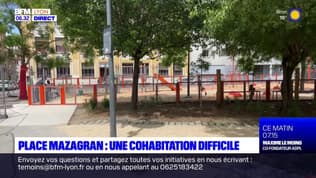 Lyon: les squatteurs et dealeurs de la place Mazagran toujours là malgré la nouvelle aire de jeux