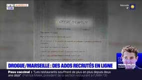 Drogue à Marseille : des ados recrutés en ligne