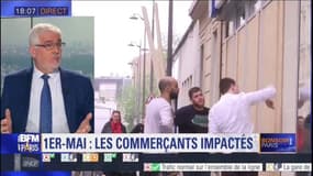 1er-Mai: les choses se sont "plutôt bien passées" pour les commerçants qui commencent à rouvrir Boulevard du Montparnasse "mais le stock est là et il ne sera pas vendu" 