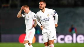 Eden Hazard lors du match Real-Inter, le 3 novembre 2020