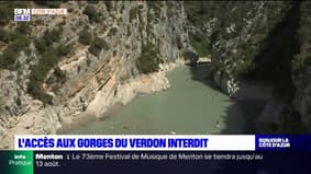 Alpes-Maritimes: l'accès aux gorges du Verdon interdit, l'activité économique tourne au ralenti