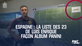 Espagne : La liste des 23 de Luis Enrique façon album Panini