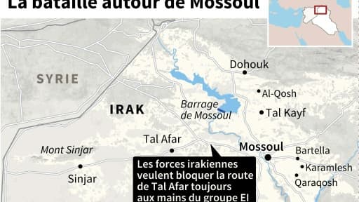 La bataille autour de Mossoul La bataille autour de Mossoul