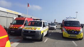 Les secours à la plage de Coco Beach ce dimanche après-midi.