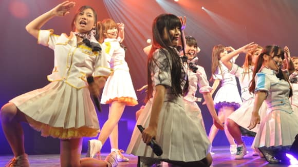 Un spectacle à la Japan Expo en 2013.