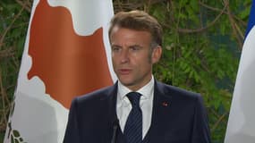 Le président de la République Emmanuel Macron en Slovénie le 20 octobre 2025.
