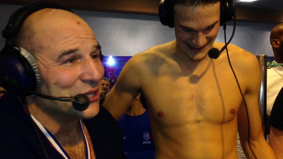 Vincent Moscato et Yannick Agnel Vincent Moscato et Yannick Agnel