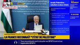 Mahmoud Abbas, le président de l'Autorité palestinienne, appelle le Hamas "à déposer les armes"